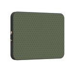 On the Dot | Olive Green Polka Dot Laptop Case