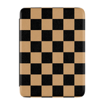 Fit Check | Black & Brown Checkerboard Kindle Case