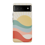 Here Comes the Sun | Colorblock Sunset Google Pixel Case