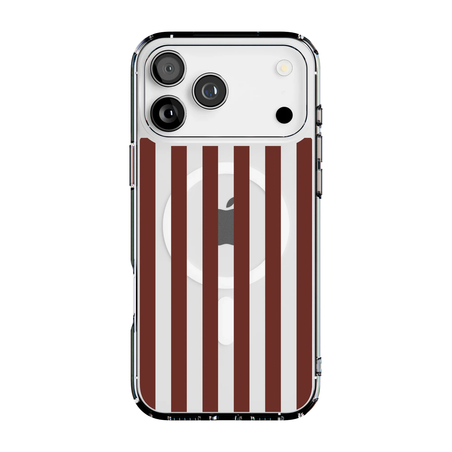 Sunday in Brooklyn | Burgundy Stripes Case