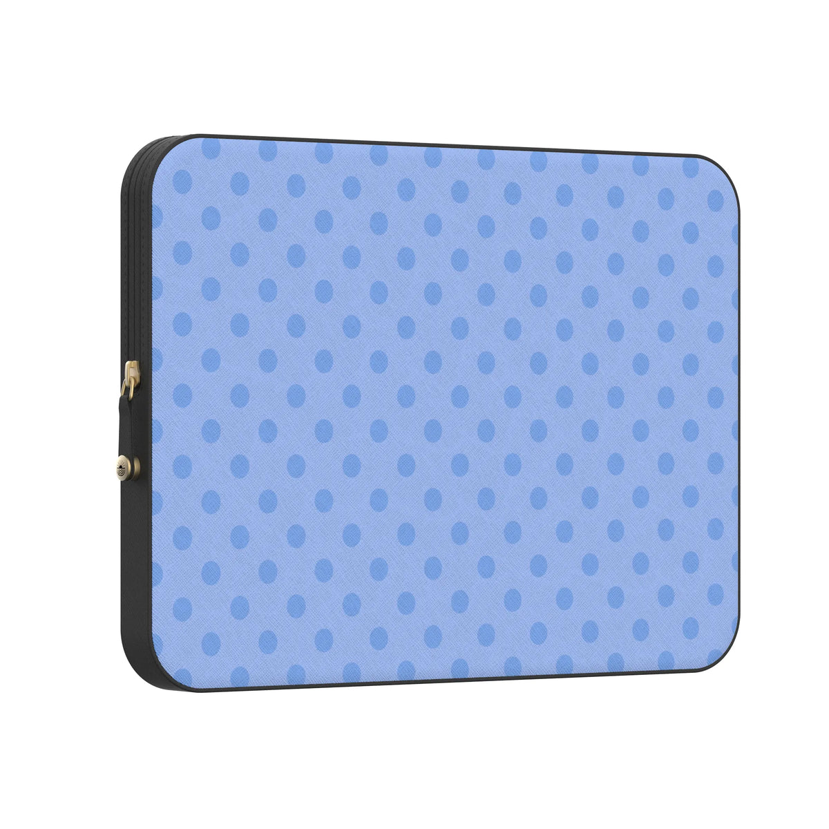 Spotted in SoHo | Periwinkle Polka Dot Laptop Case