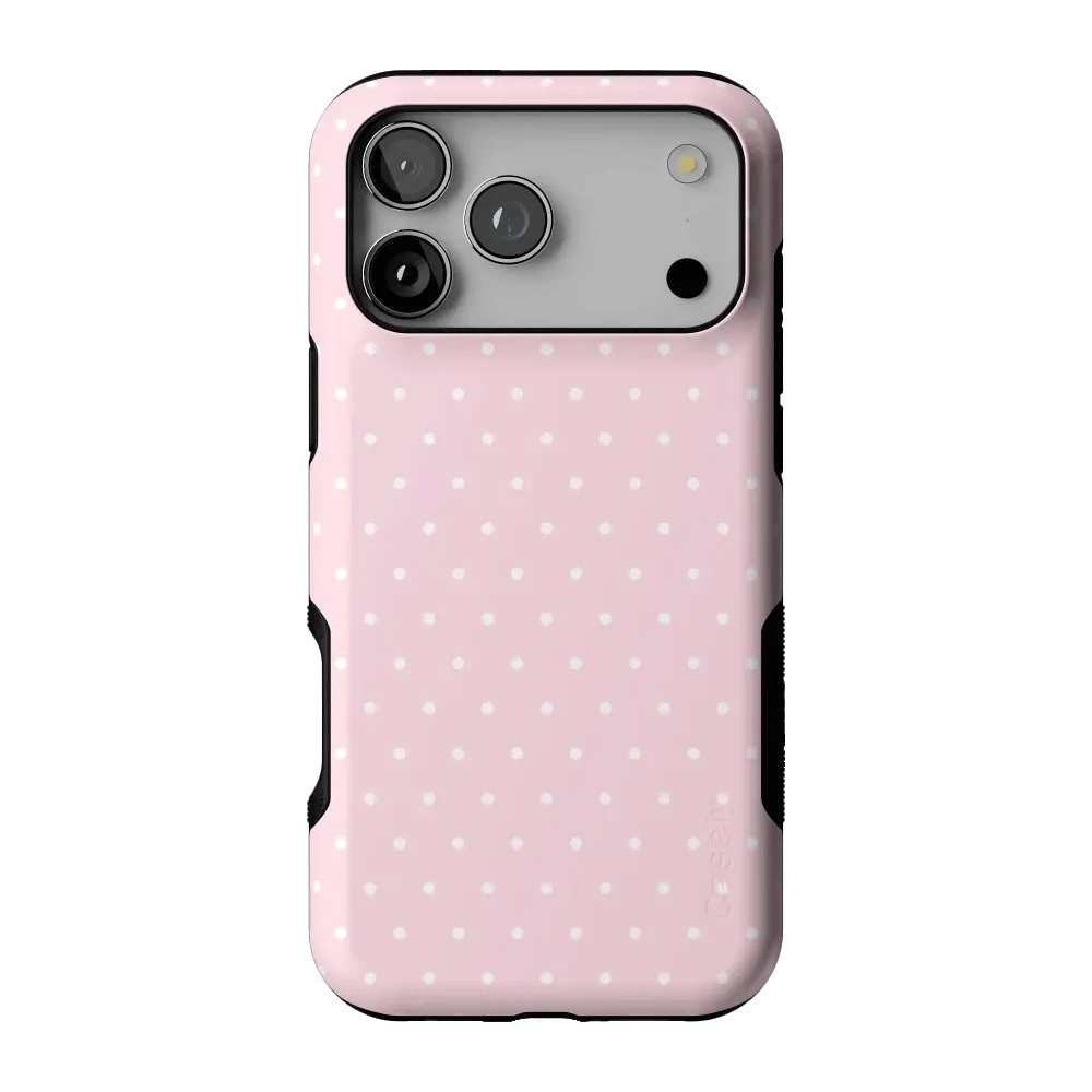 On the Dot | Pink & White Polka Dot Case