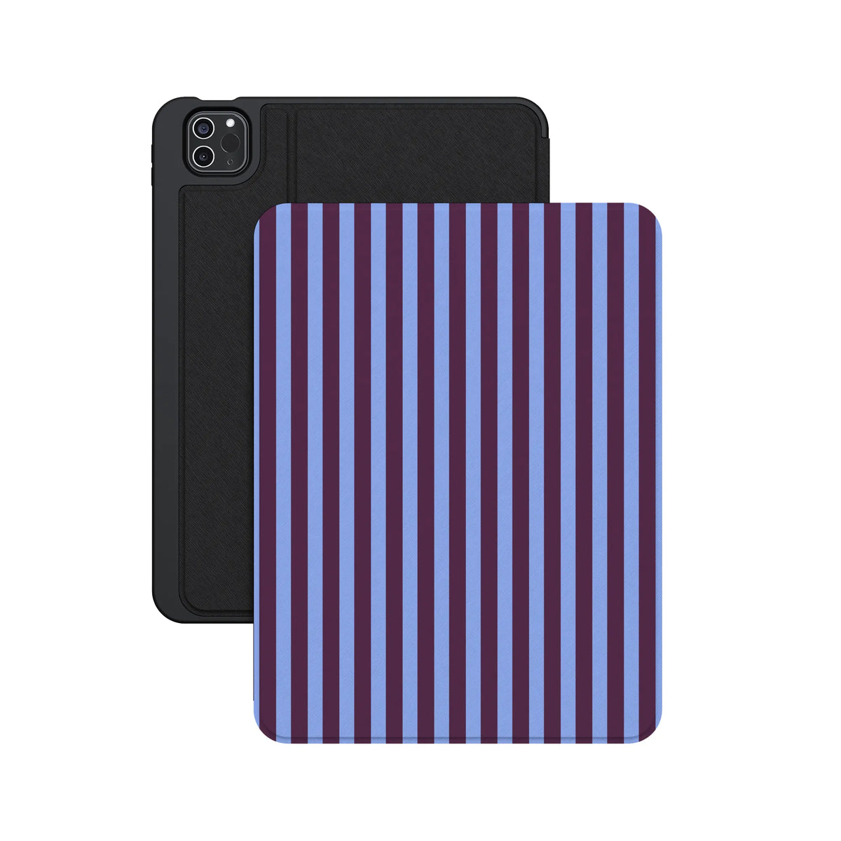 Perfect Stripes | Purple & Blue Stripes iPad Case