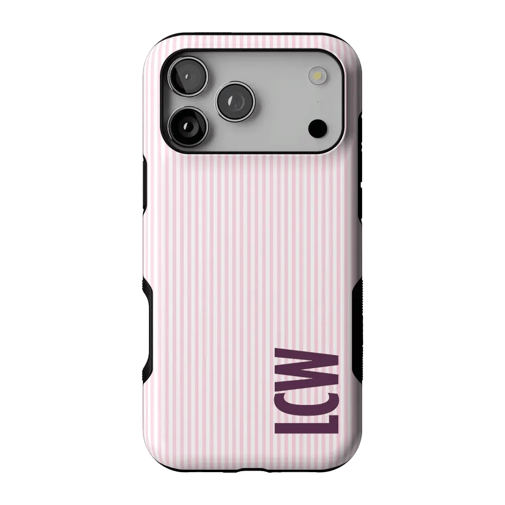 Stripes and the City | Light Pink Pinstripe Case