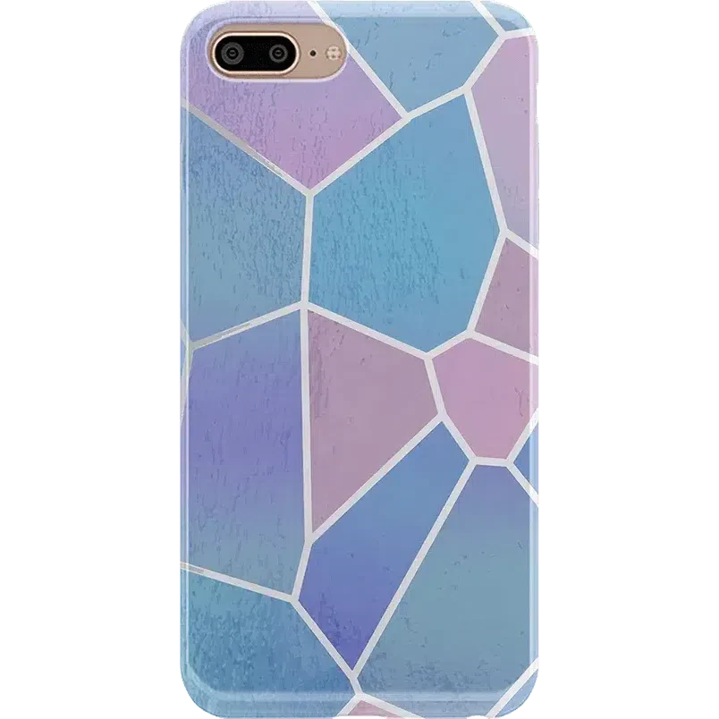 Other Side | Holographic Metallic Stained Glass Marble Case