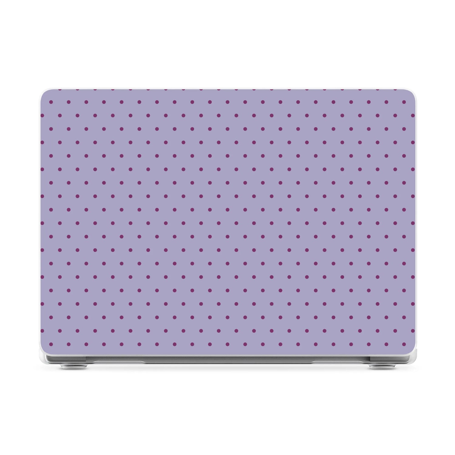 On the Dot | Purple & Plum Polka Dot Laptop Shell