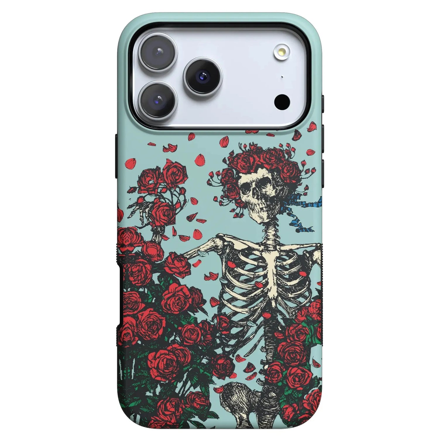 Forever Grateful | Grateful Dead Skeleton Floral Case