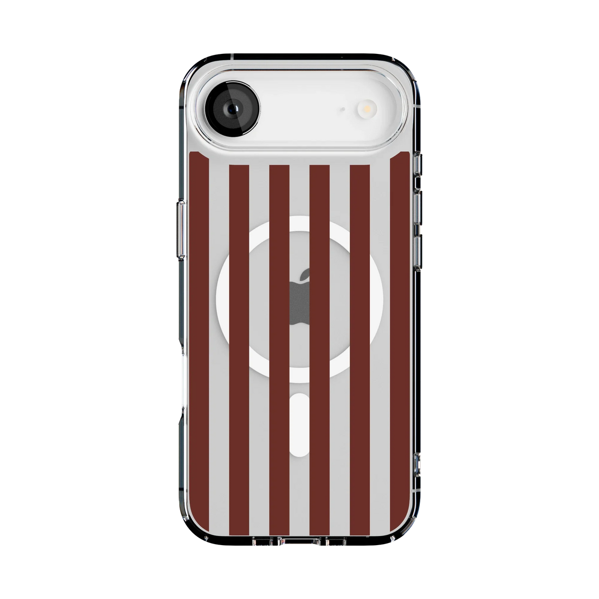 Sunday in Brooklyn | Burgundy Stripes Case