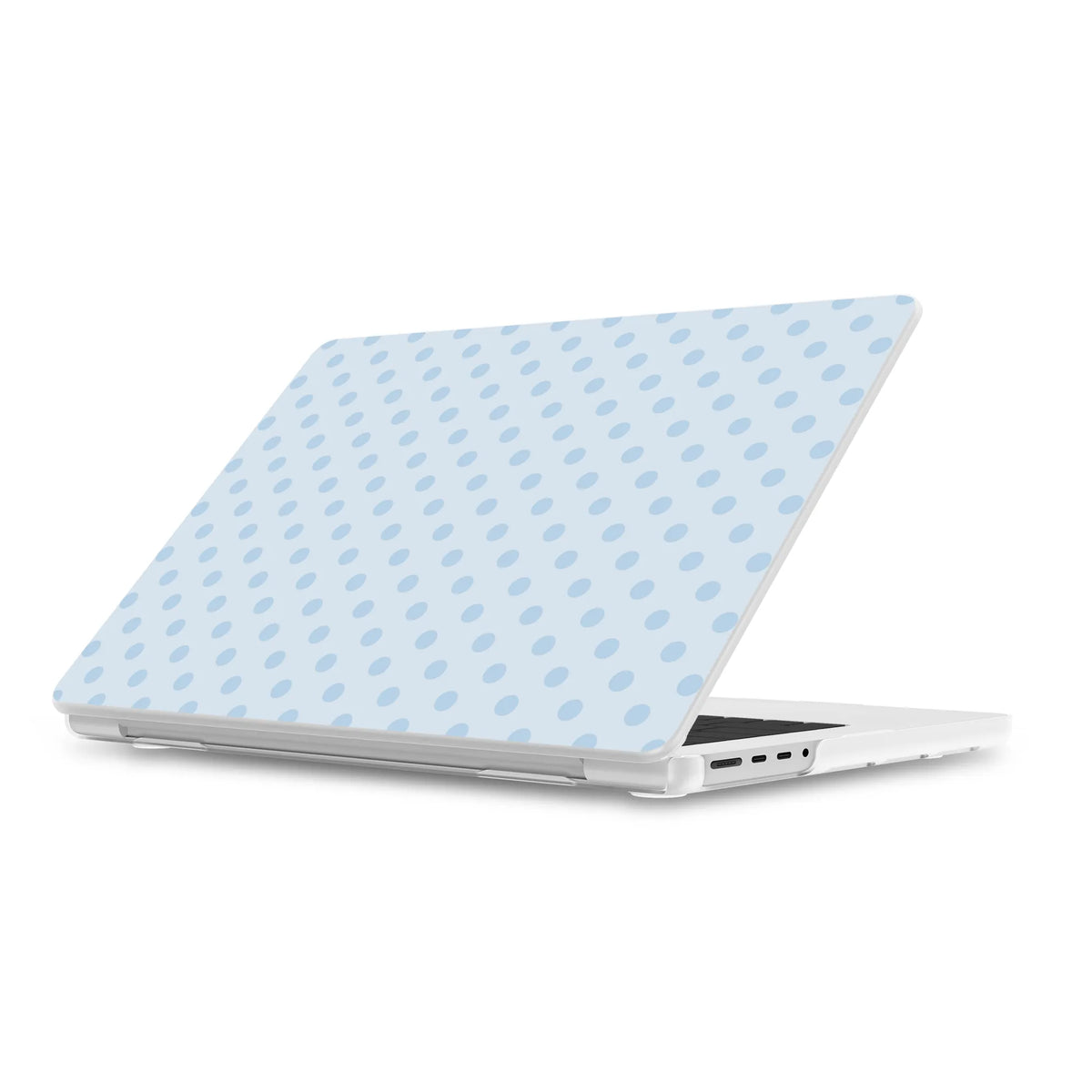 Spotted in SoHo | Light Blue Polka Dot Laptop Shell