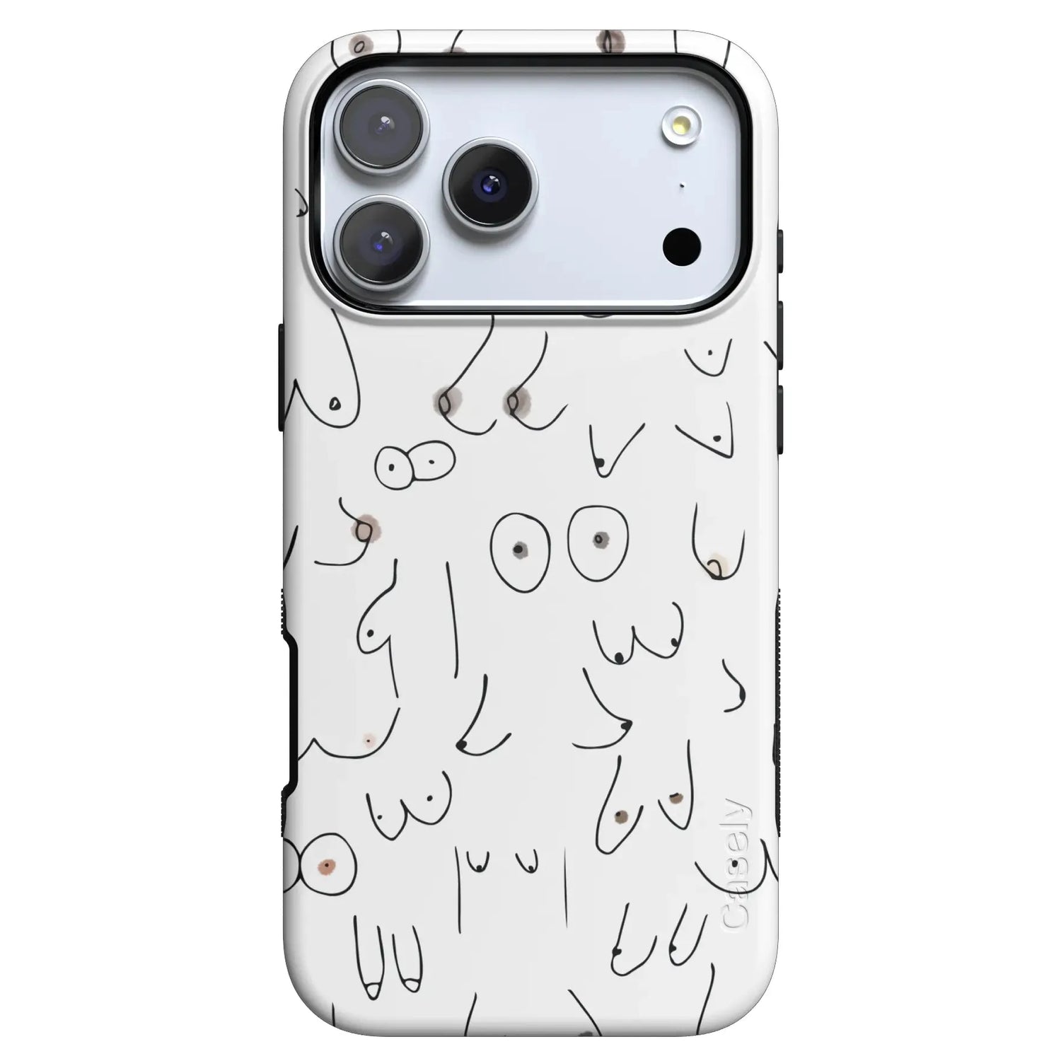 I'm With Her | Black & White Boobs Case