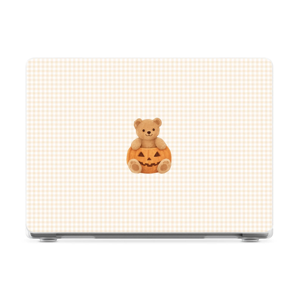 Teddy Boo | Gingham Bear Laptop Shell