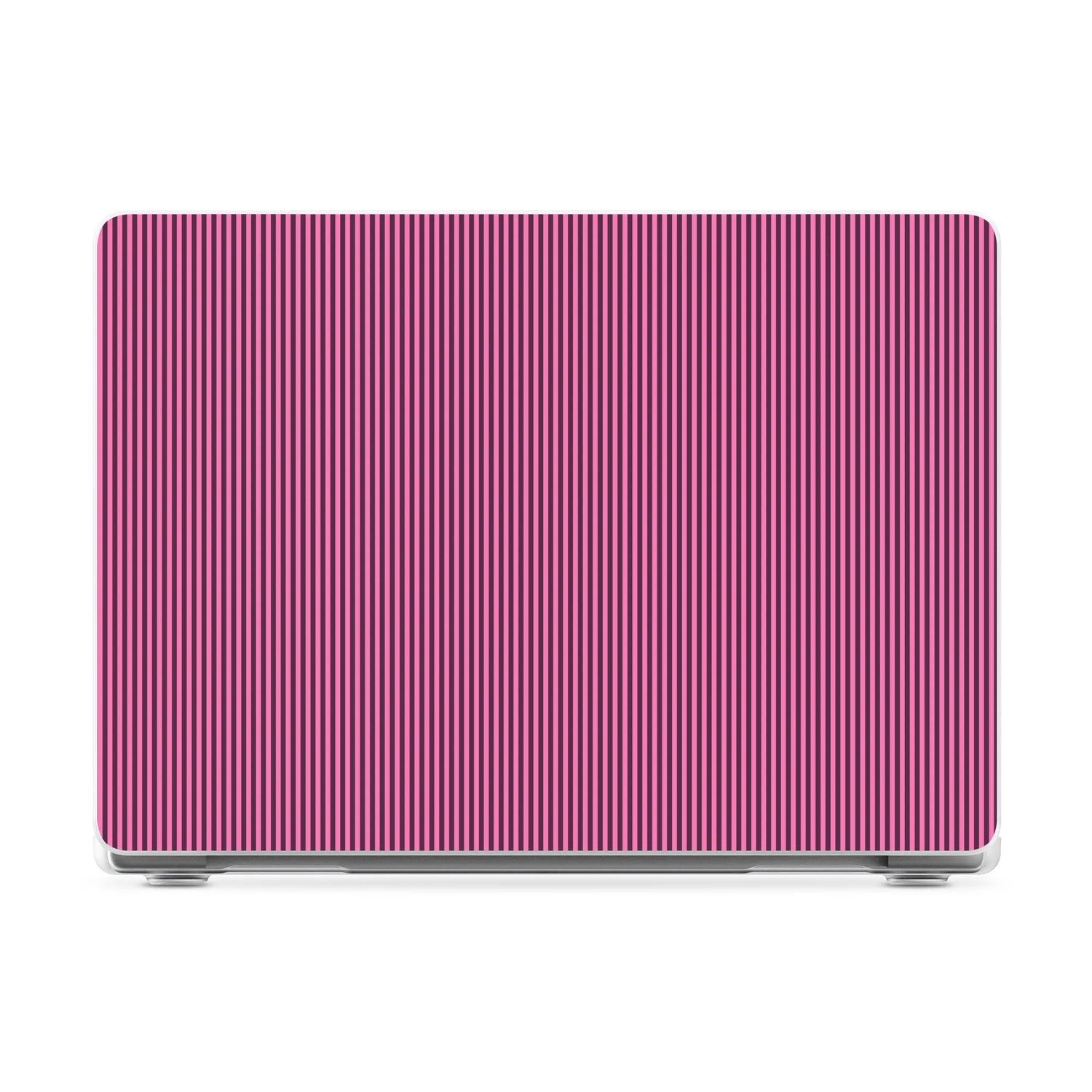Stripes and the City | Pink & Purple Pinstripe Laptop Shell