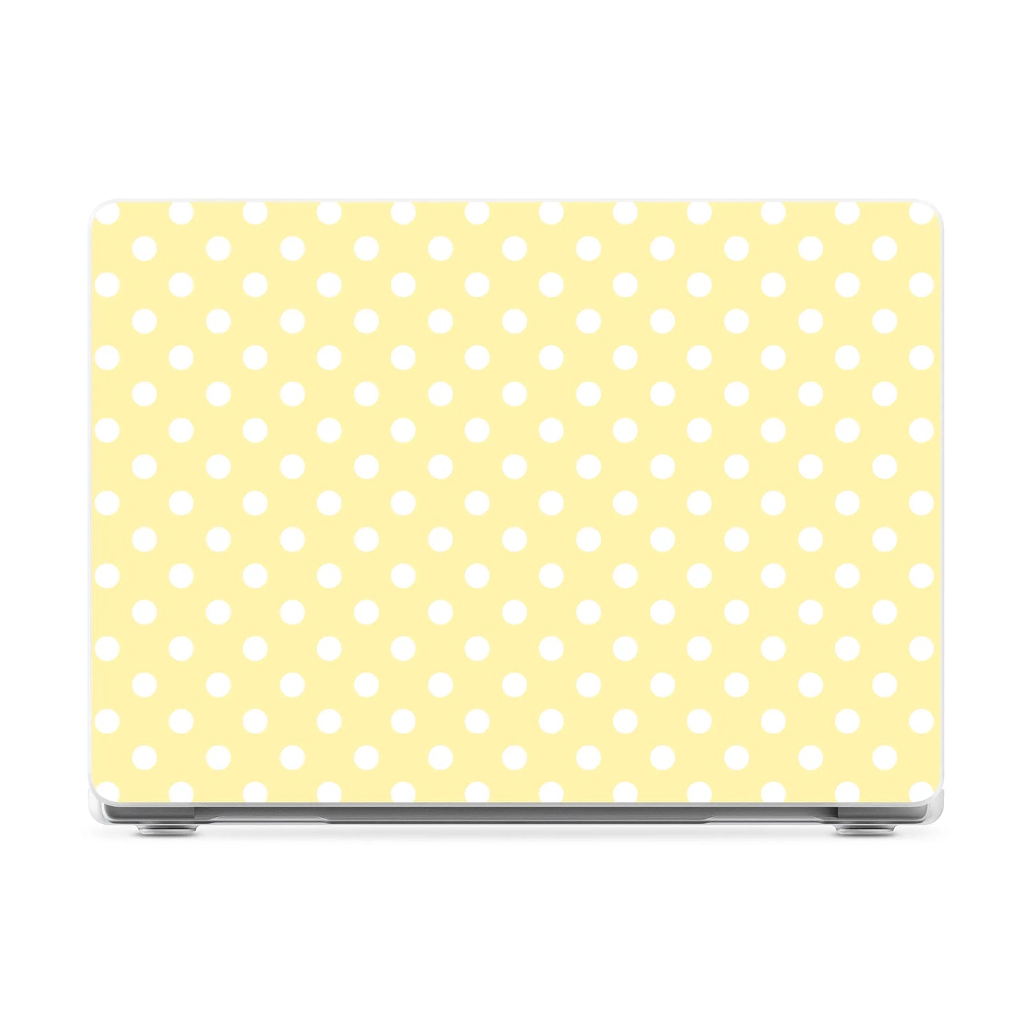 Spotted in SoHo | Yellow Polka Dot Laptop Shell