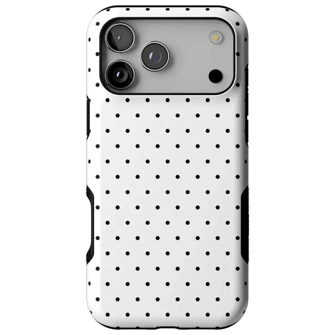 On the Dot | Black Polka Dot Case