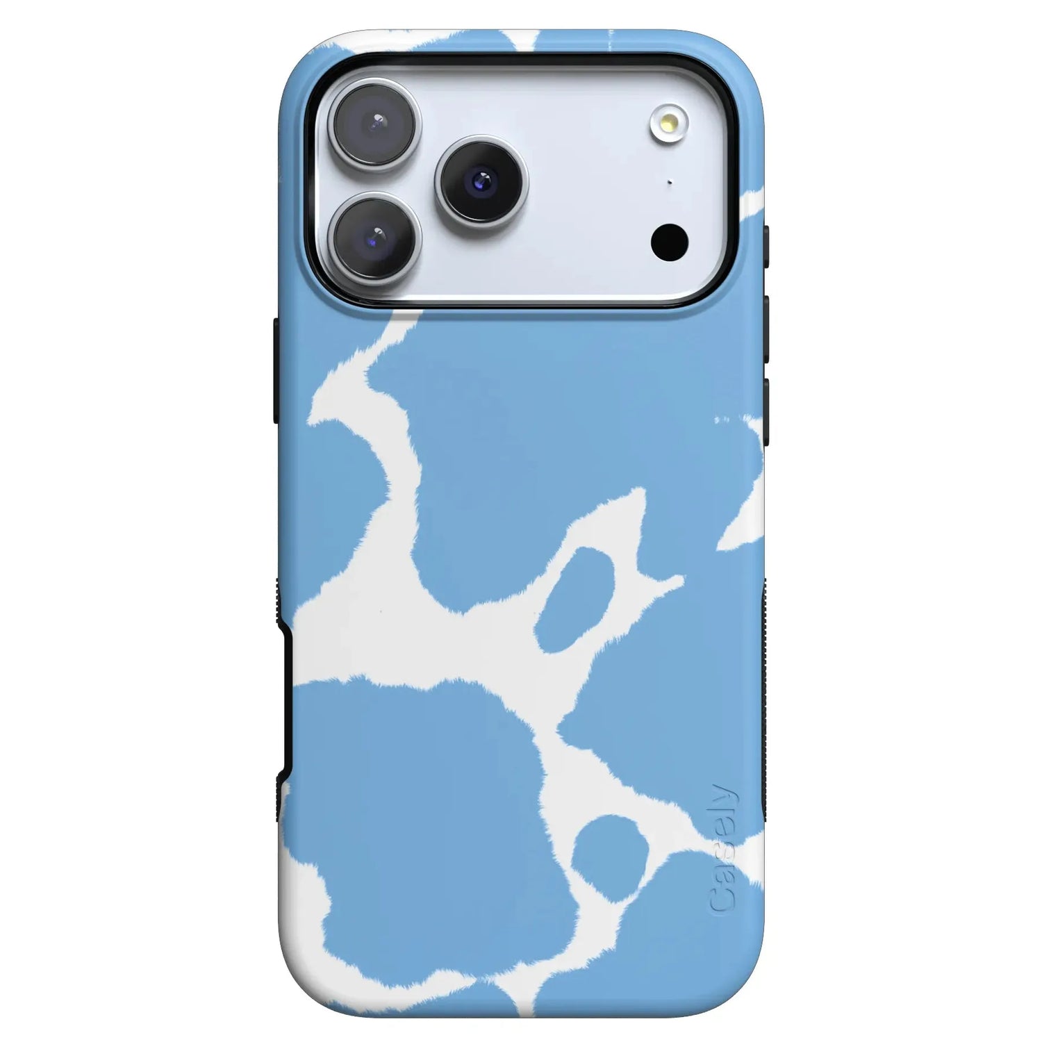 Current MOOd | Light Blue Cow Print Case