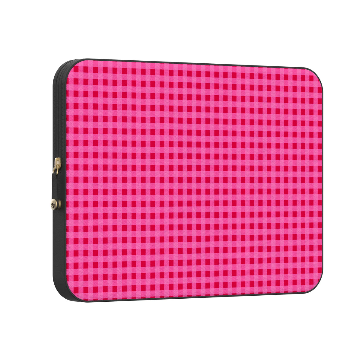 Sweet Jam | Hot Pink Gingham Laptop Case