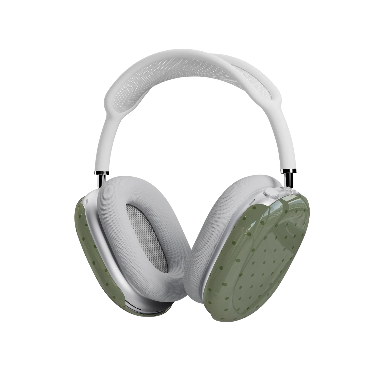 On the Dot | Olive Green Polka Dot AirPods Max Case