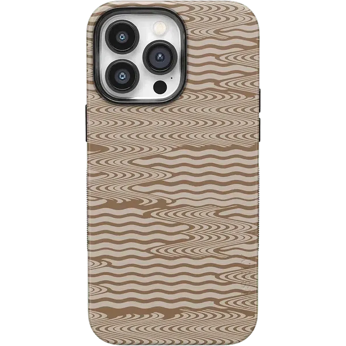 Mocha Ripple | Brown Waves Case