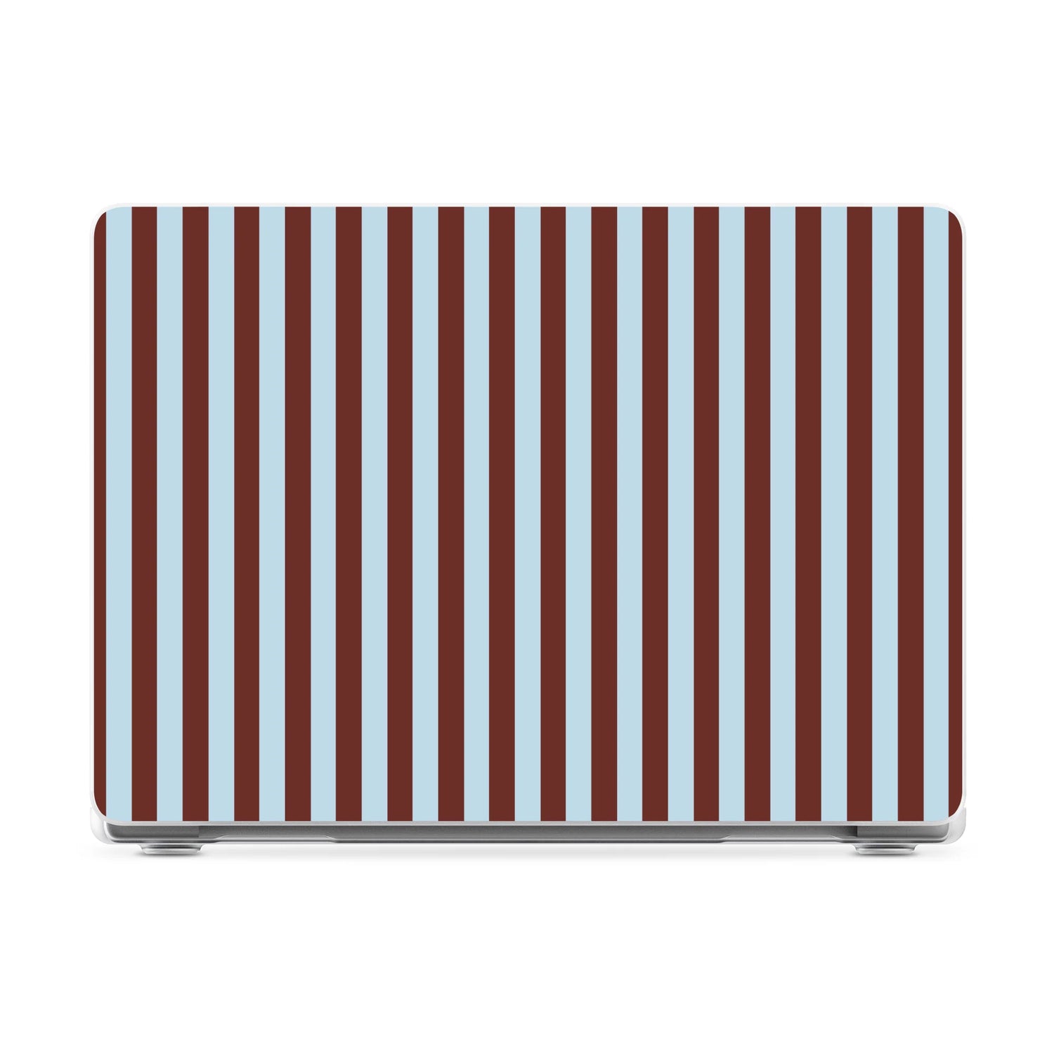 Sunday in Brooklyn | Blue Stripes Laptop Shell