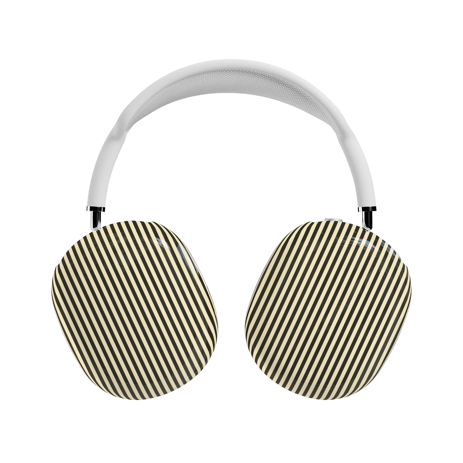 Stripes and the City | Black Pinstripes AirPods Max Case