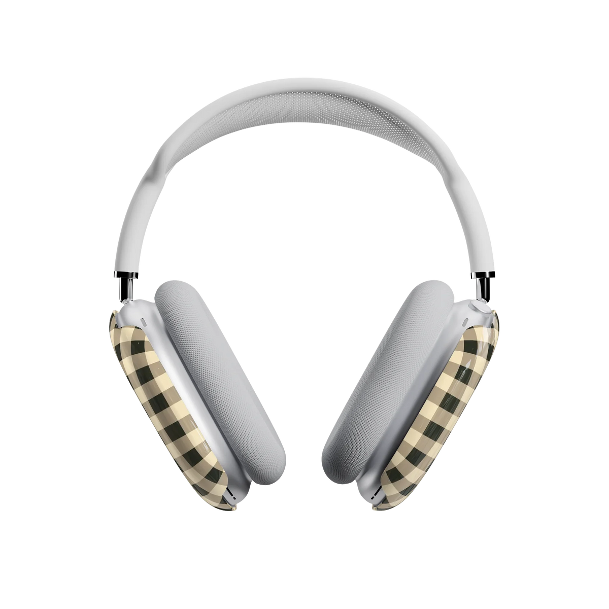 Cedar Lane | Black & Cream Gingham AirPods Max Case