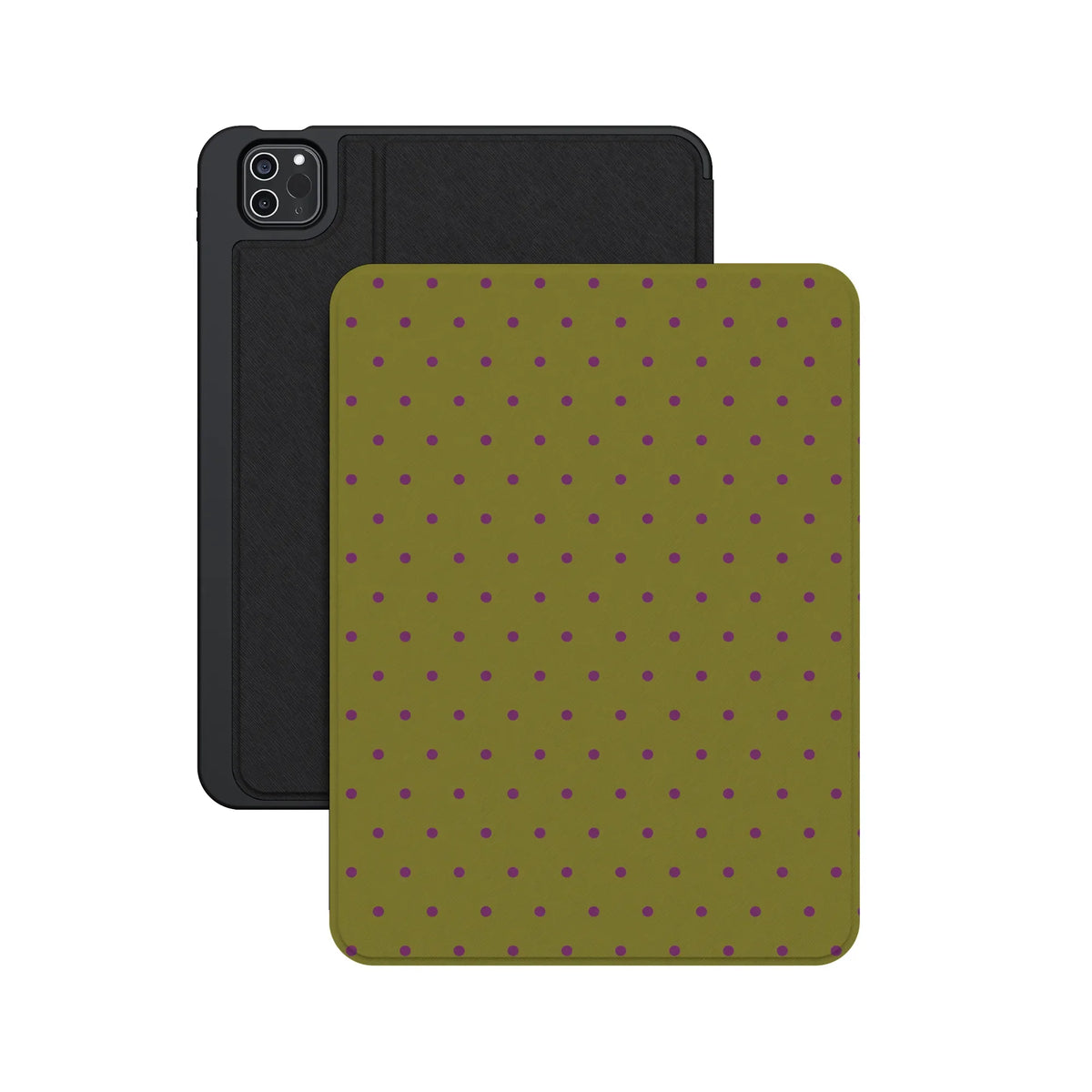 On the Dot | Moss & Plum Dots iPad Case