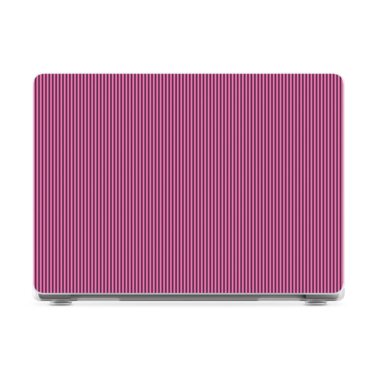 Stripes and the City | Pink & Purple Pinstripe Laptop Shell
