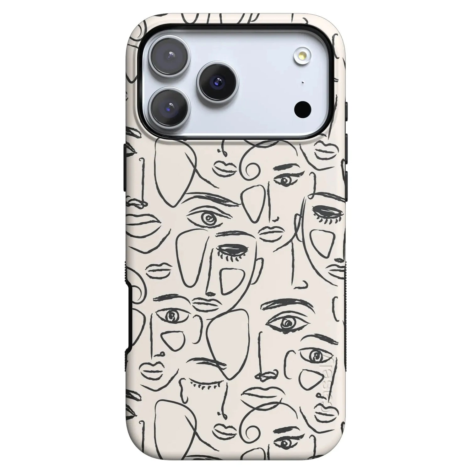 We're All Human | Minimal Face Art Case