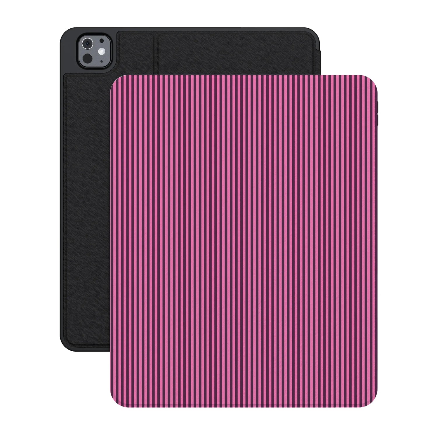 Stripes and the City | Pink & Purple Pinstripe iPad Case