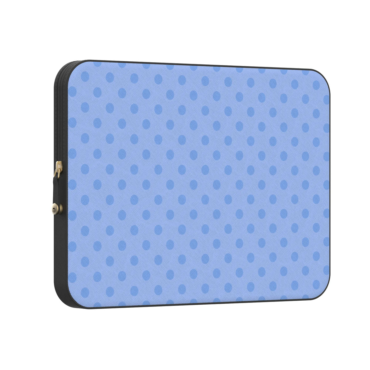 Spotted in SoHo | Periwinkle Polka Dot Laptop Case