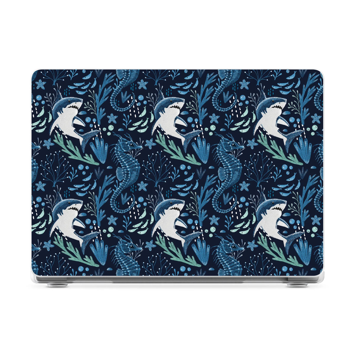 Midnight Reef | Shark Print Laptop Shell