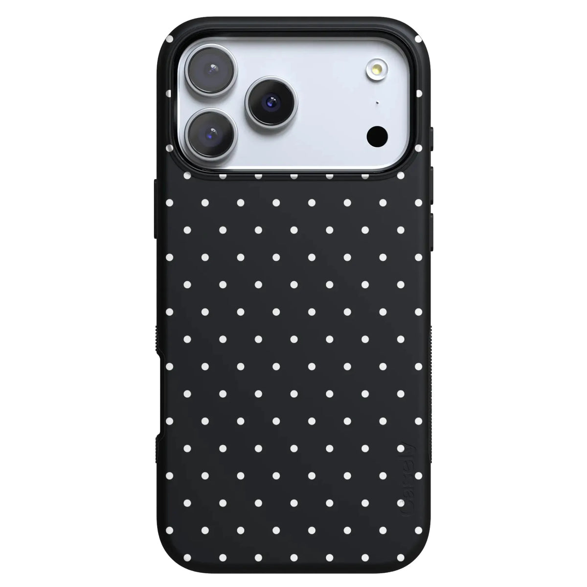 On the Dot | White Polka Dot Case