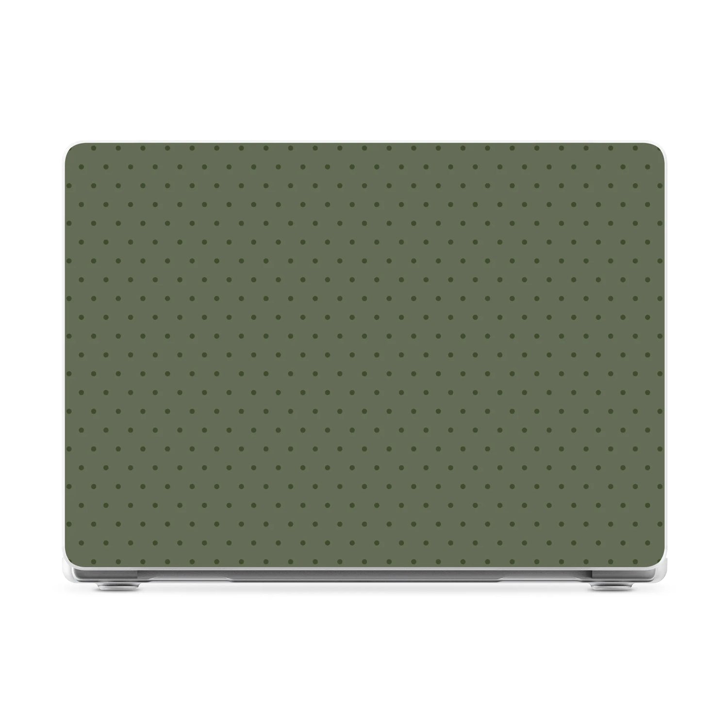 On the Dot | Olive Green Polka Dot Laptop Shell