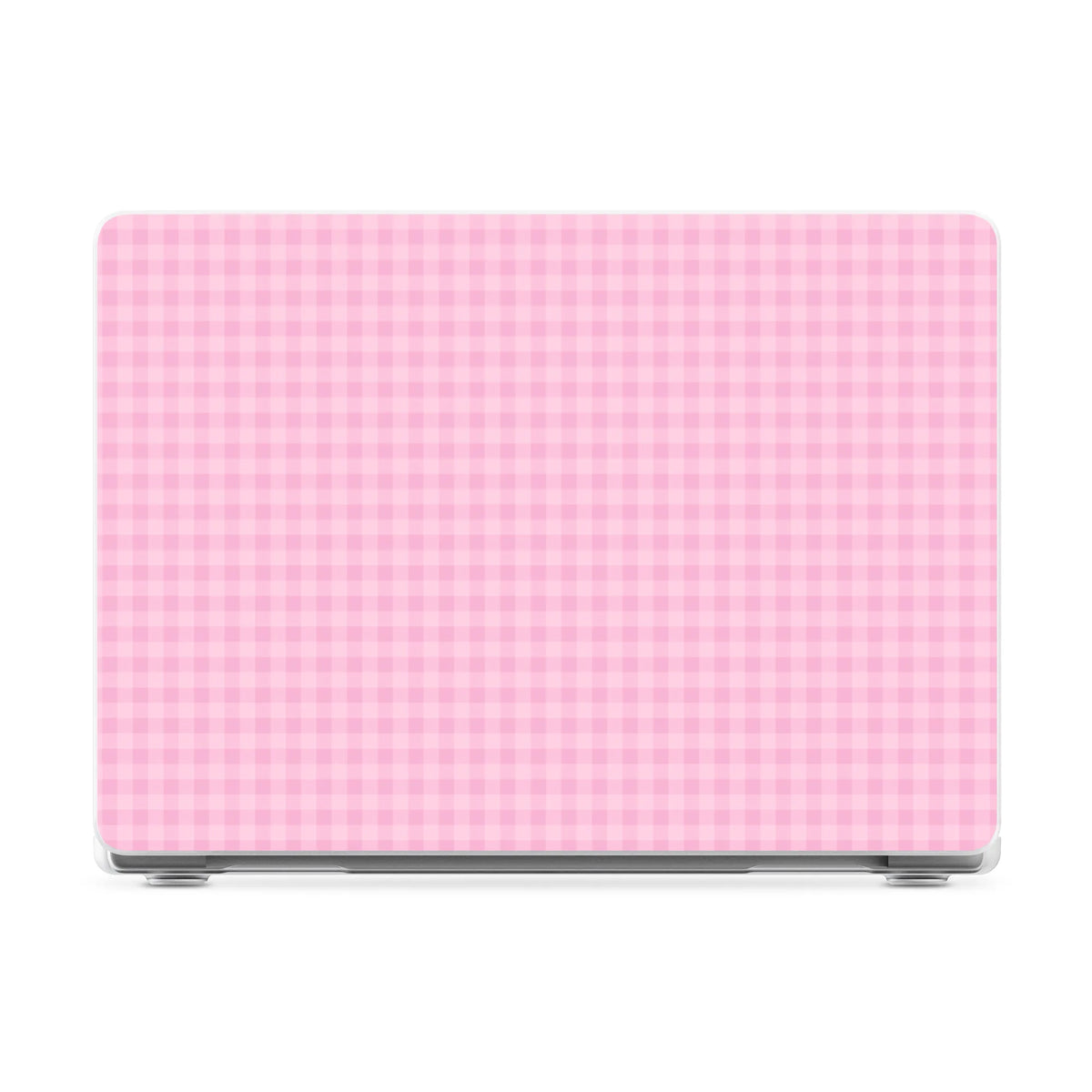 Sweet Jam | Light Pink Gingham Laptop Shell