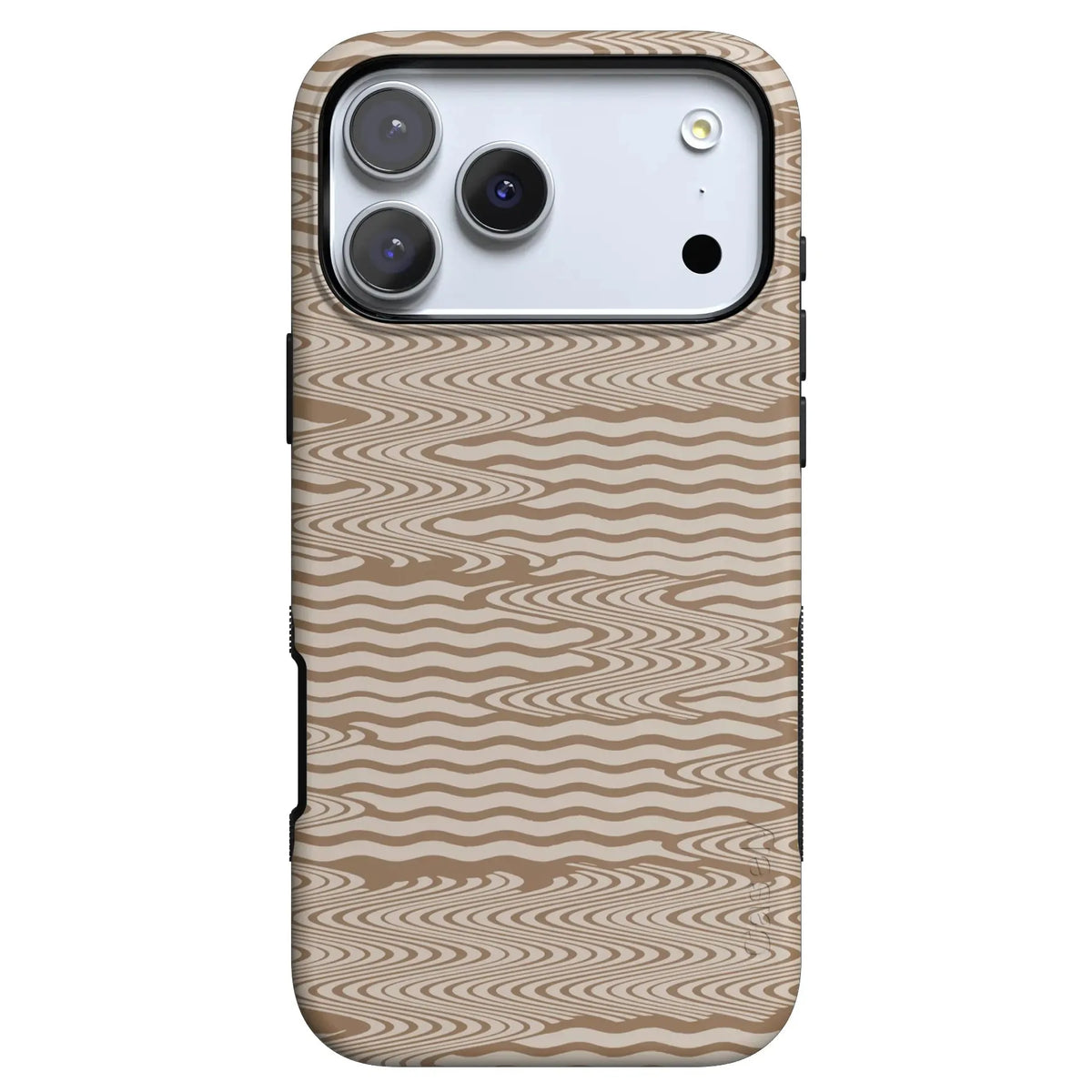 Mocha Ripple | Brown Waves Case