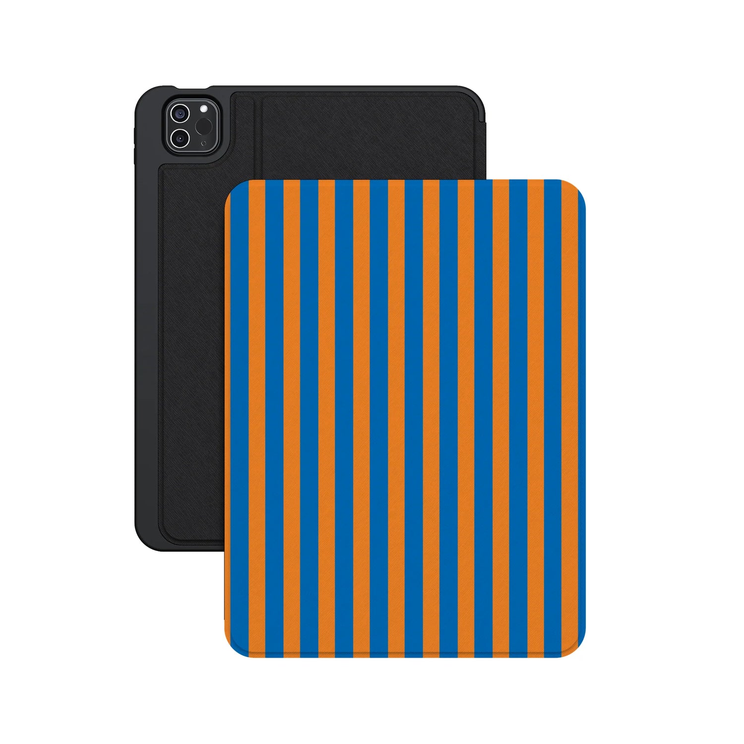 Go New York | Blue & Orange Stripes iPad Case