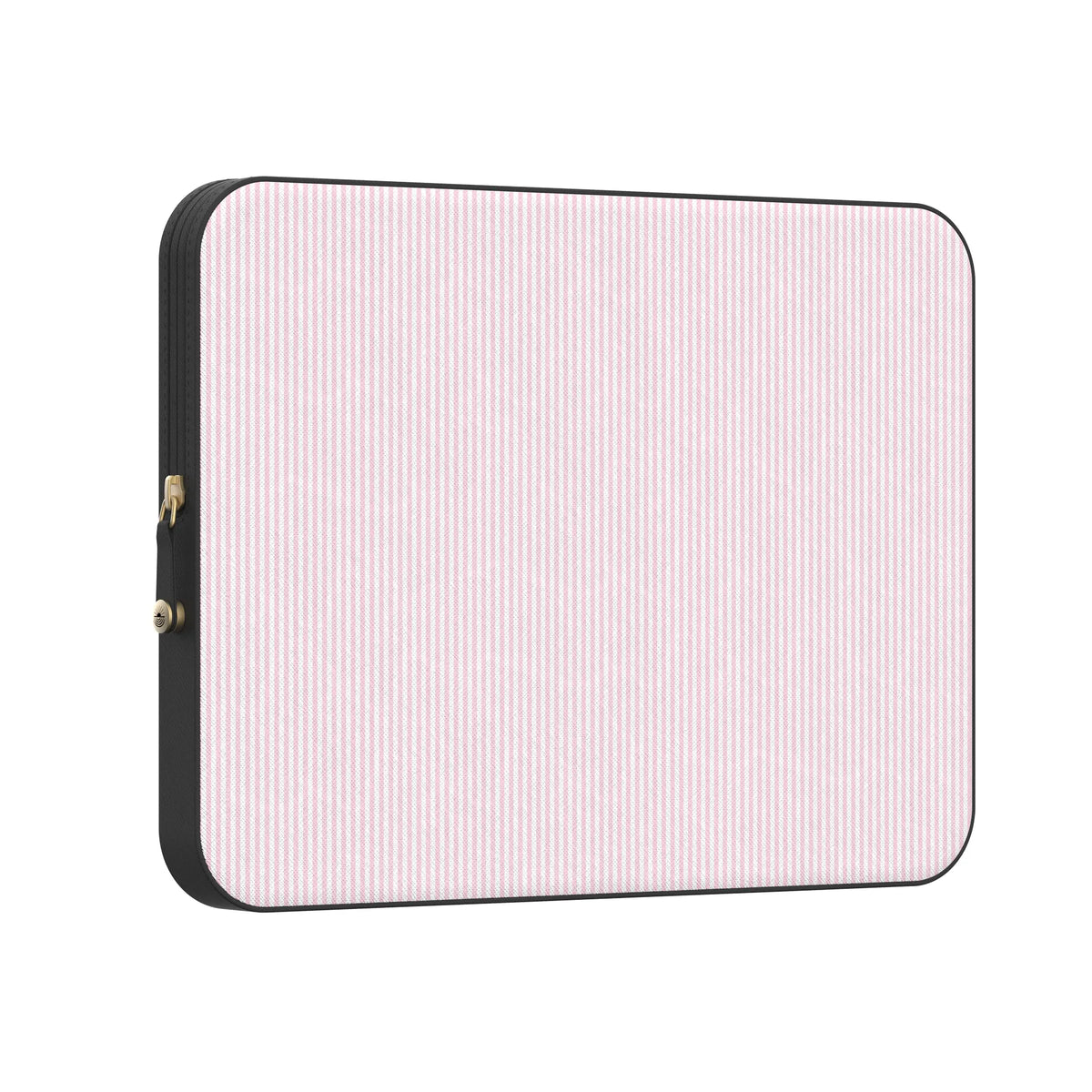 Stripes and the City | Light Pink Pinstripe Laptop Case