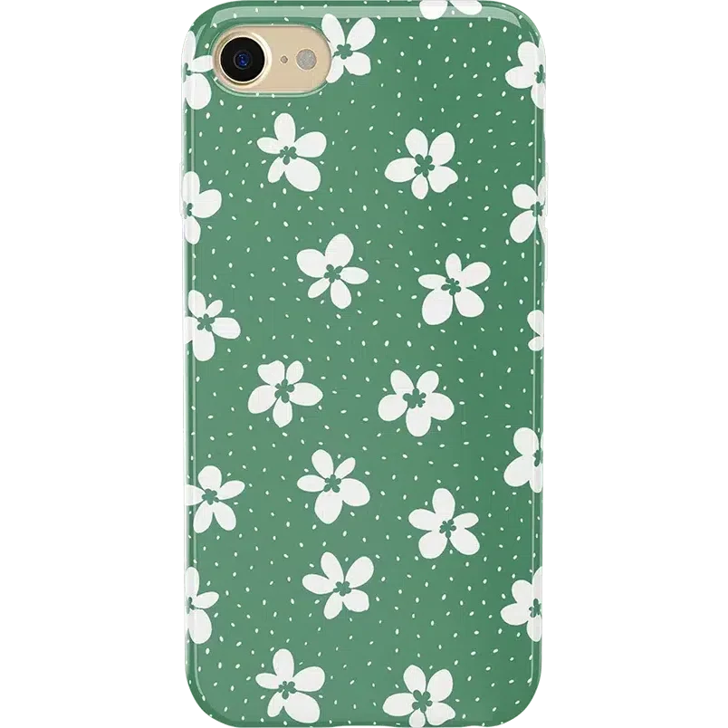 Flower My World | Jade Green Floral Case