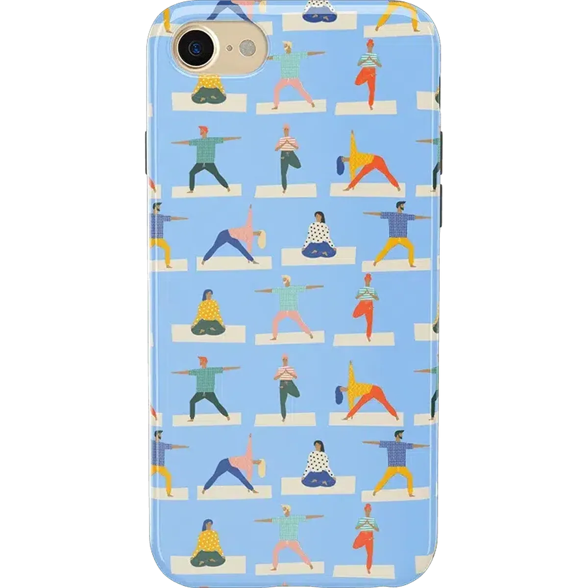 Go with the Flow | Light Blue Yoga Case