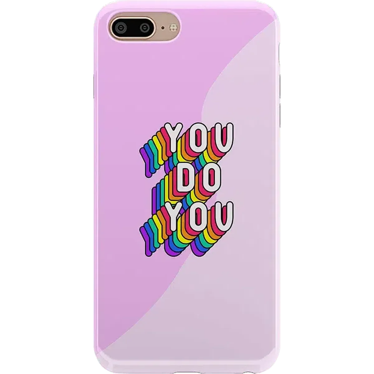 YOU DO YOU | Purple Print iPhone Case