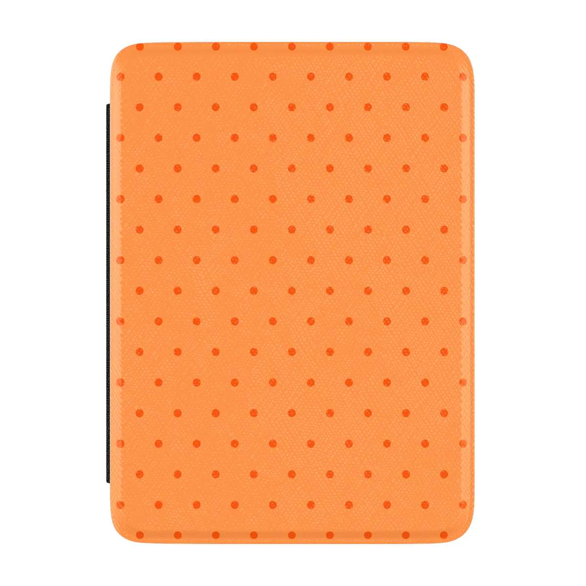 On the Dot | Orange Polka Dot Kindle Case