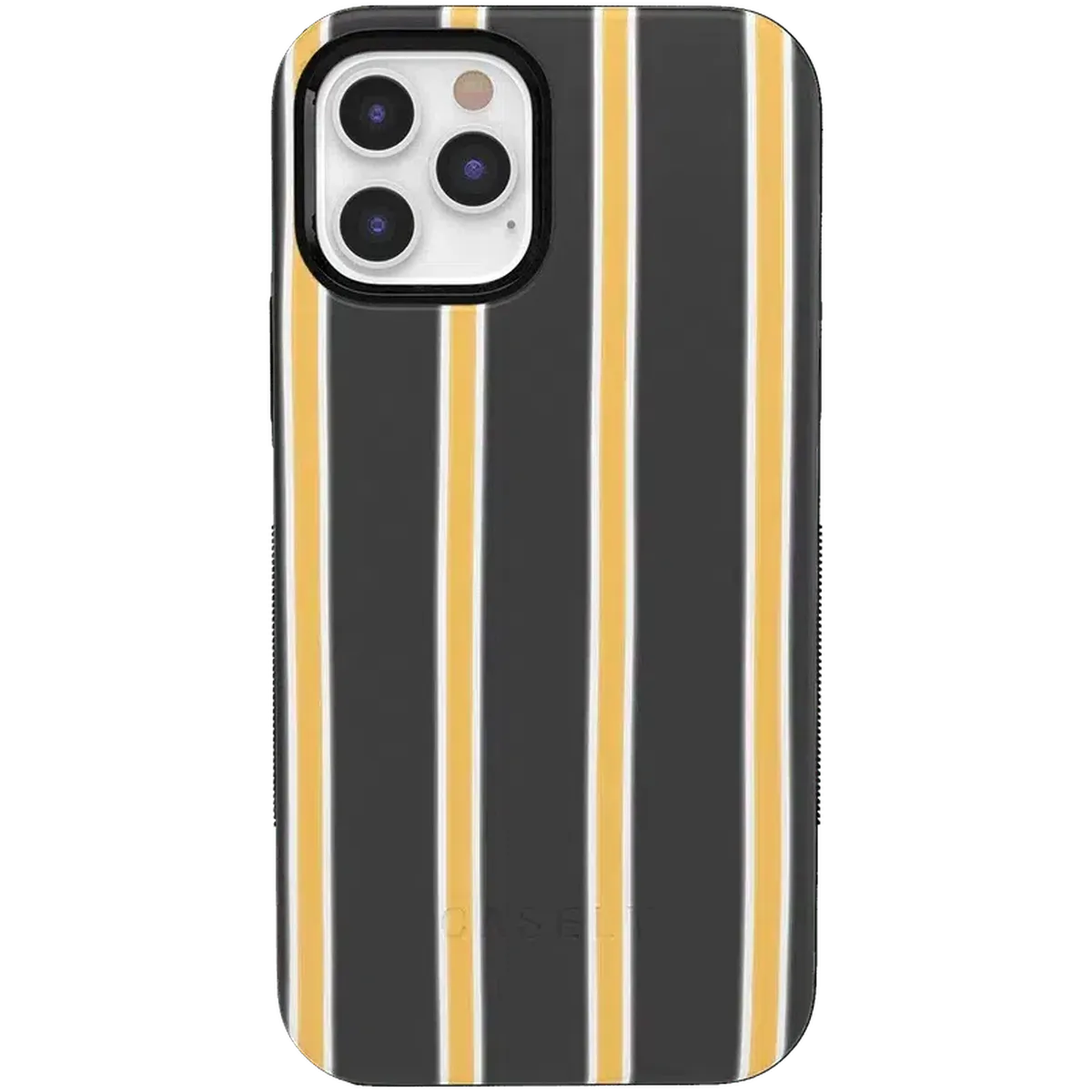 Fine Lines | Mustard Yellow Pinstripe iPhone Case