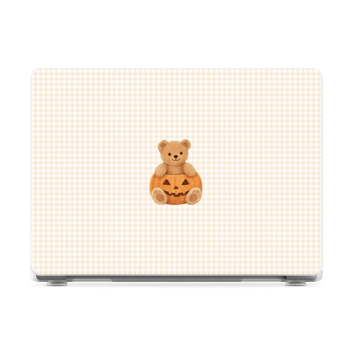 Teddy Boo | Gingham Bear Laptop Shell