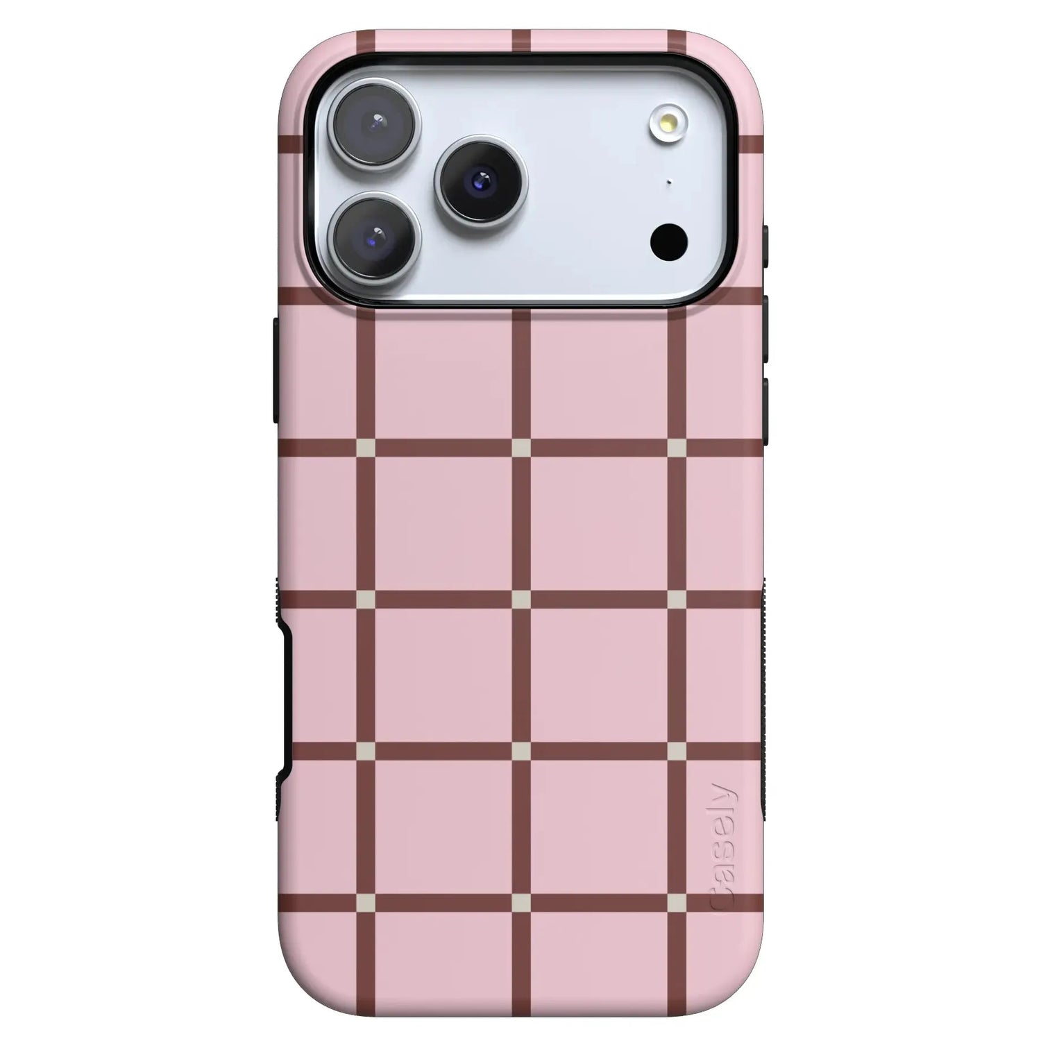 Uptown Gridlock | Pink Checkerboard Case