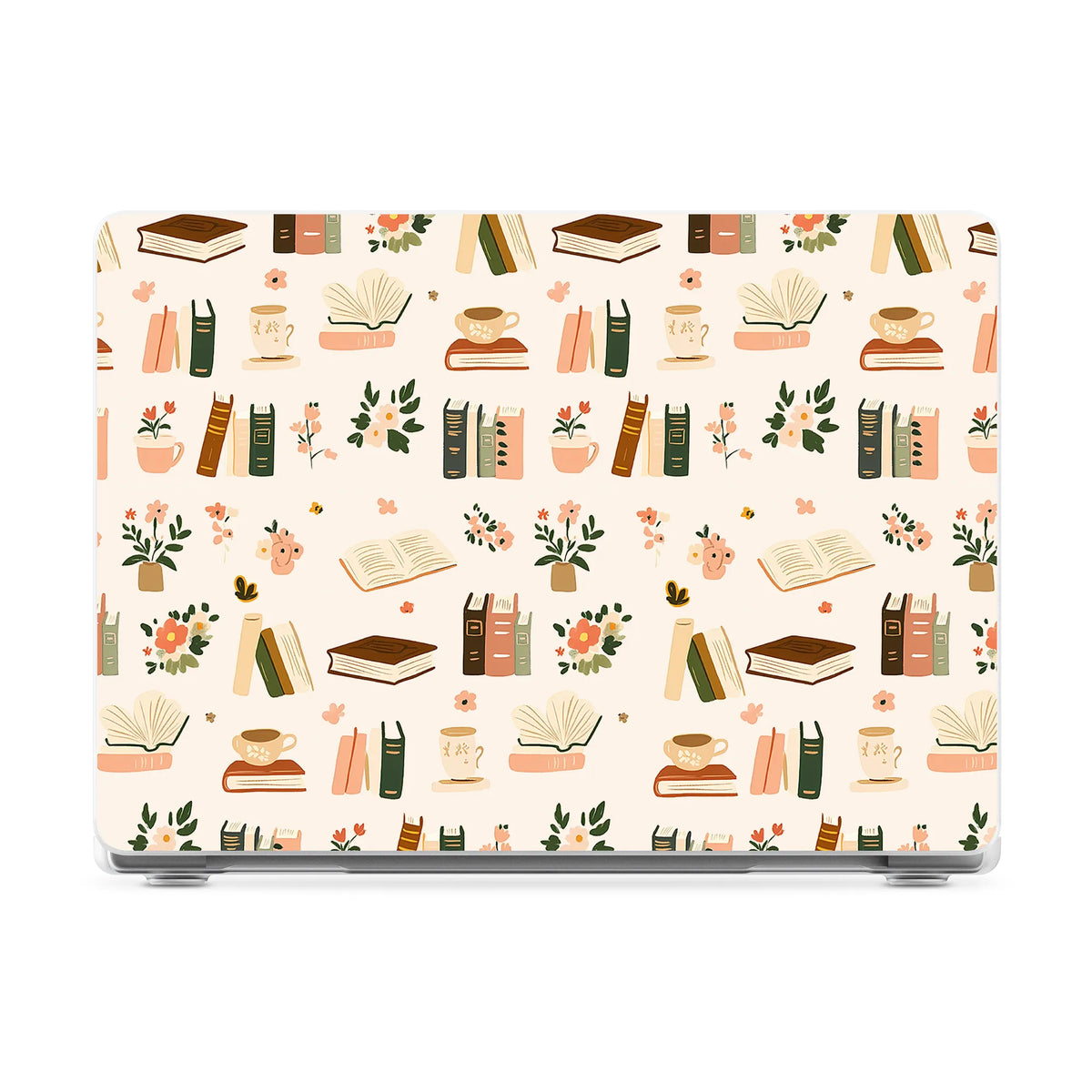 Cozy Fiction | Books & Blooms Laptop Shell