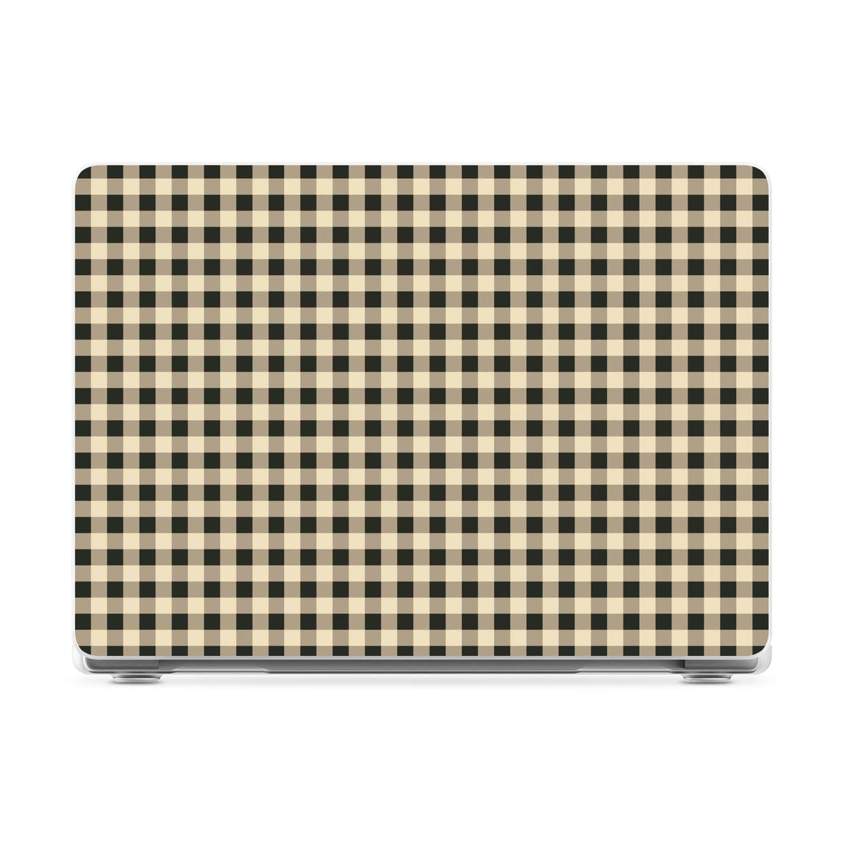 Cedar Lane | Black & Cream Gingham Laptop Shell