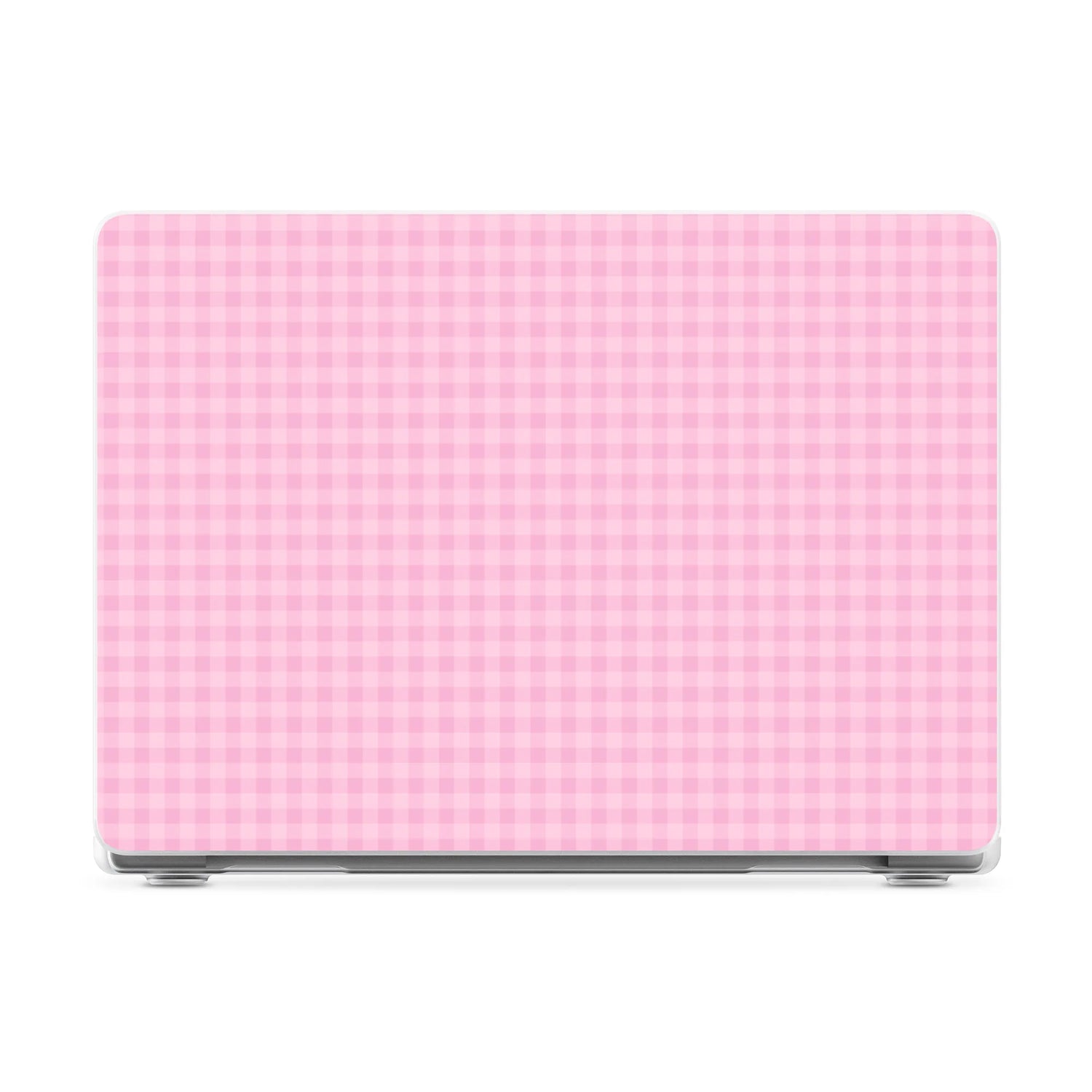 Sweet Jam | Light Pink Gingham Laptop Shell