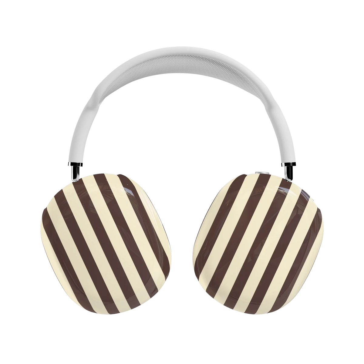 S'more Stripes | Brown Striped AirPods Max Case
