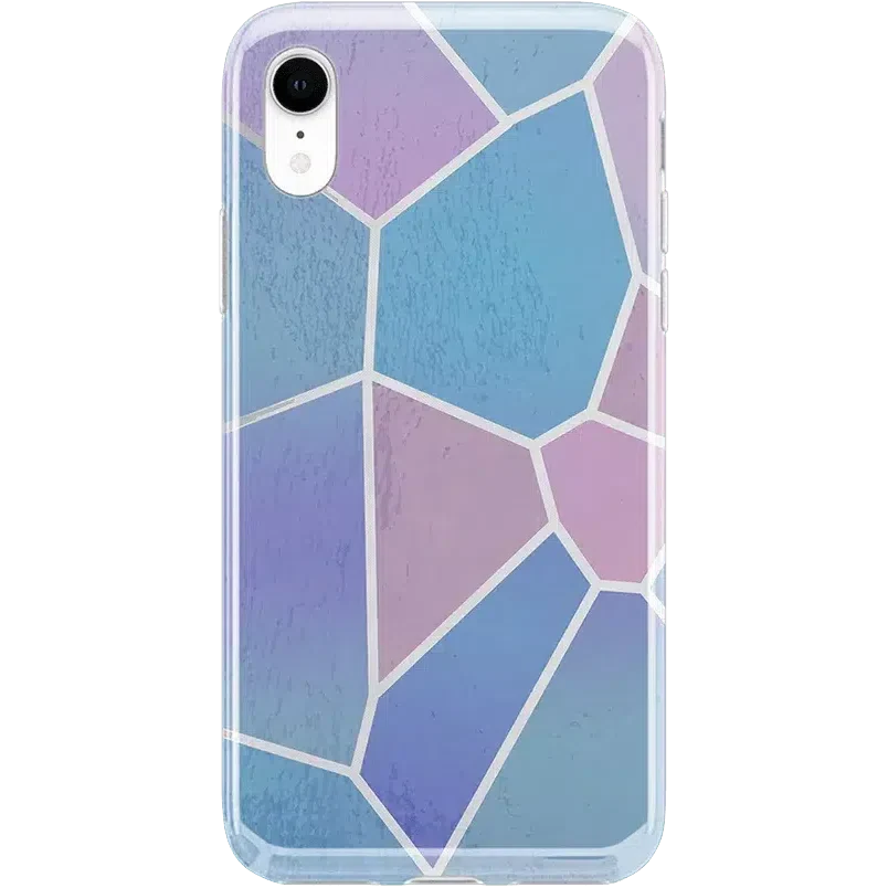 Other Side | Holographic Metallic Stained Glass Marble Case