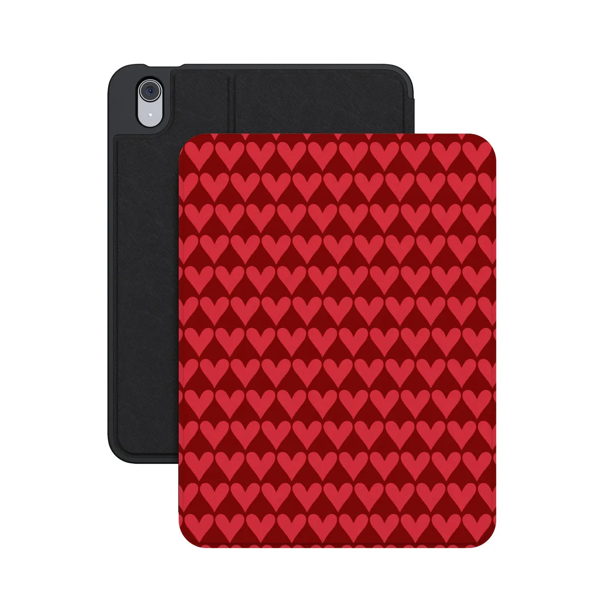 Crazy in Love | Red Hearts iPad Case